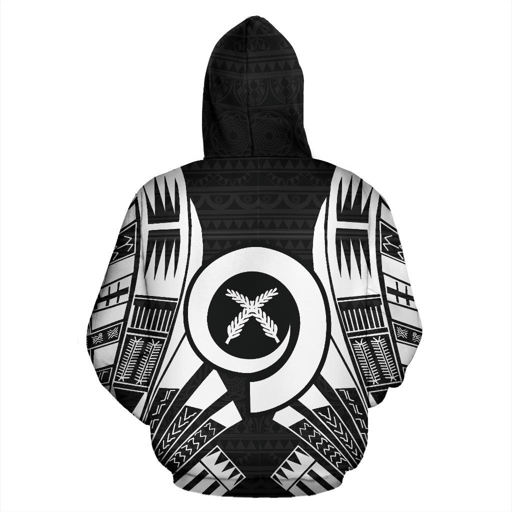 Vanuatu Polynesian Hoodie Black Tattoo - Polynesian Pride