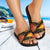 Tokelau Slide Sandals - Gold Plumeria - Polynesian Pride