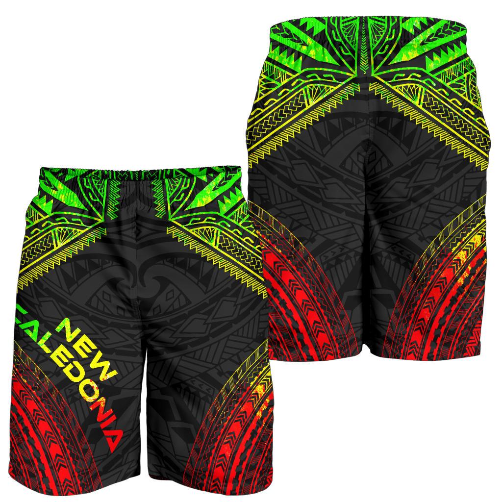 New Caledonia Men's Shorts - Polynesian Chief Reggae Version - Polynesian Pride