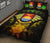 Kiribati Polynesian Quilt Bed Set Hibiscus Reggae - Polynesian Pride