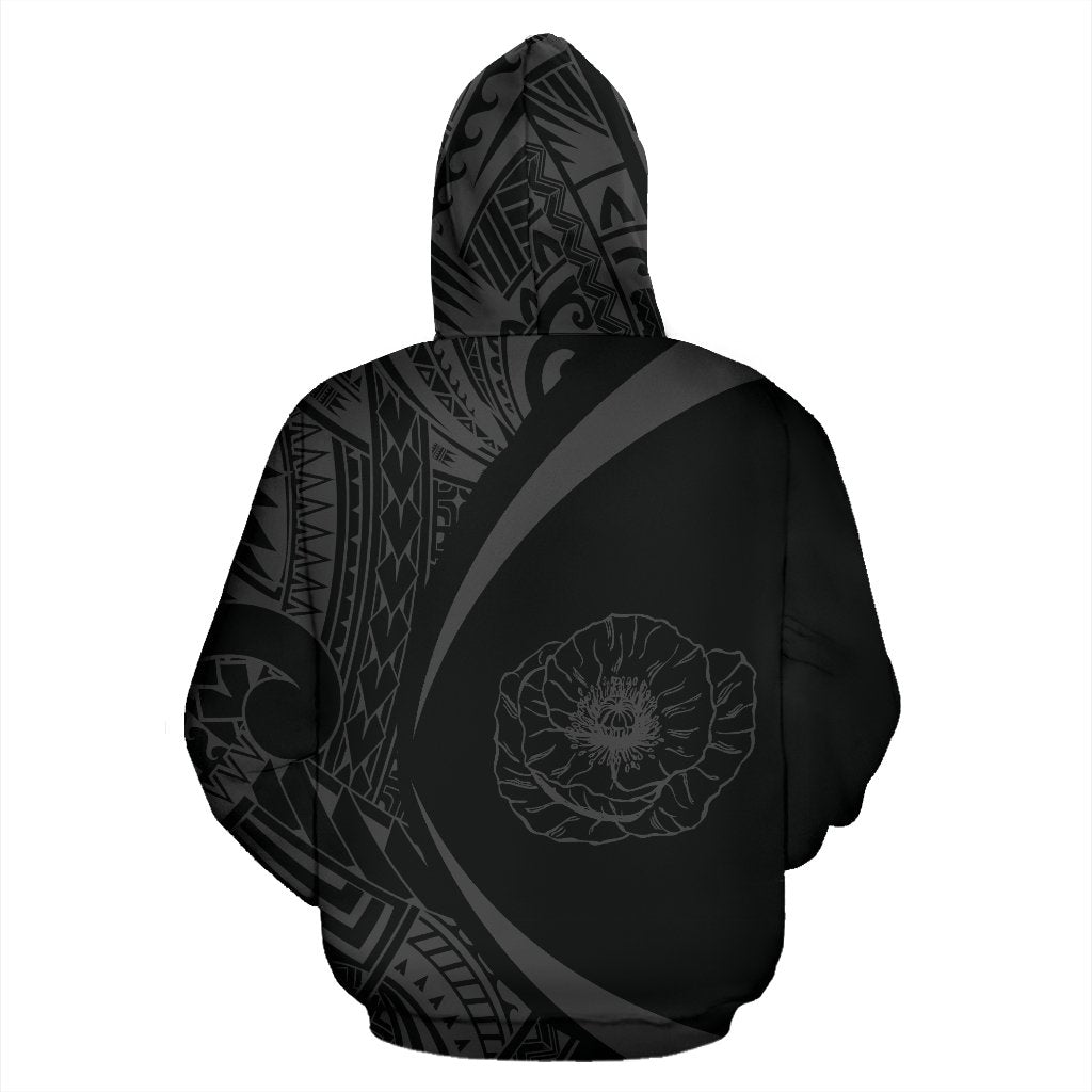 New Zealand ANZAC Hoodie, Lest We Forget Maori Pullover Hoodie - Polynesian Pride