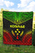 Kosrae Premium Quilt - Kosrae Flag Polynesian Chief Reggae Version - Polynesian Pride