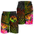 Tonga Polynesian Men's Shorts - Hibiscus and Banana Leaves - Polynesian Pride