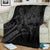 Hawaii Turtle Hibiscus Polynesian Vintage Premium Blanket - Gray - Polynesian Pride