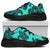 Polynesian Turtle Palm And Sea Pebbles Turquoise Chunky Sneakers - Polynesian Pride