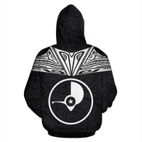 Yap All Over Hoodie Neck Style - Polynesian Pride