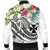 Wallis and Futuna Polynesian Men's Bomber Jacket - Summer Plumeria (White) - Polynesian Pride