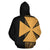 Wallis and Futuna Polynesian Hoodie Yellow Line - Polynesian Pride