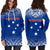 Samoa Custom Personalised Women's Hoodie Dress - Polynesian Fog Blue - Polynesian Pride