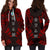 Guam Hoodie Dress - Polynesian Tattoo Red - Polynesian Pride