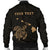 Hawaii Kakau Polynesian Turtle Map Personalized Men's Bomber Jacket - Gold - Polynesian Pride