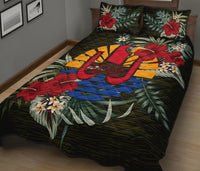 Tahiti Polynesian Quilt Bed Set - Special Hibiscus - Polynesian Pride