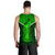 New Zealand Maori Rugby Men Tank Top Pride Version - Green - Polynesian Pride