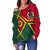 Vanuatu Women's Off Shoulder Sweater - Vanuatu Legend - Polynesian Pride