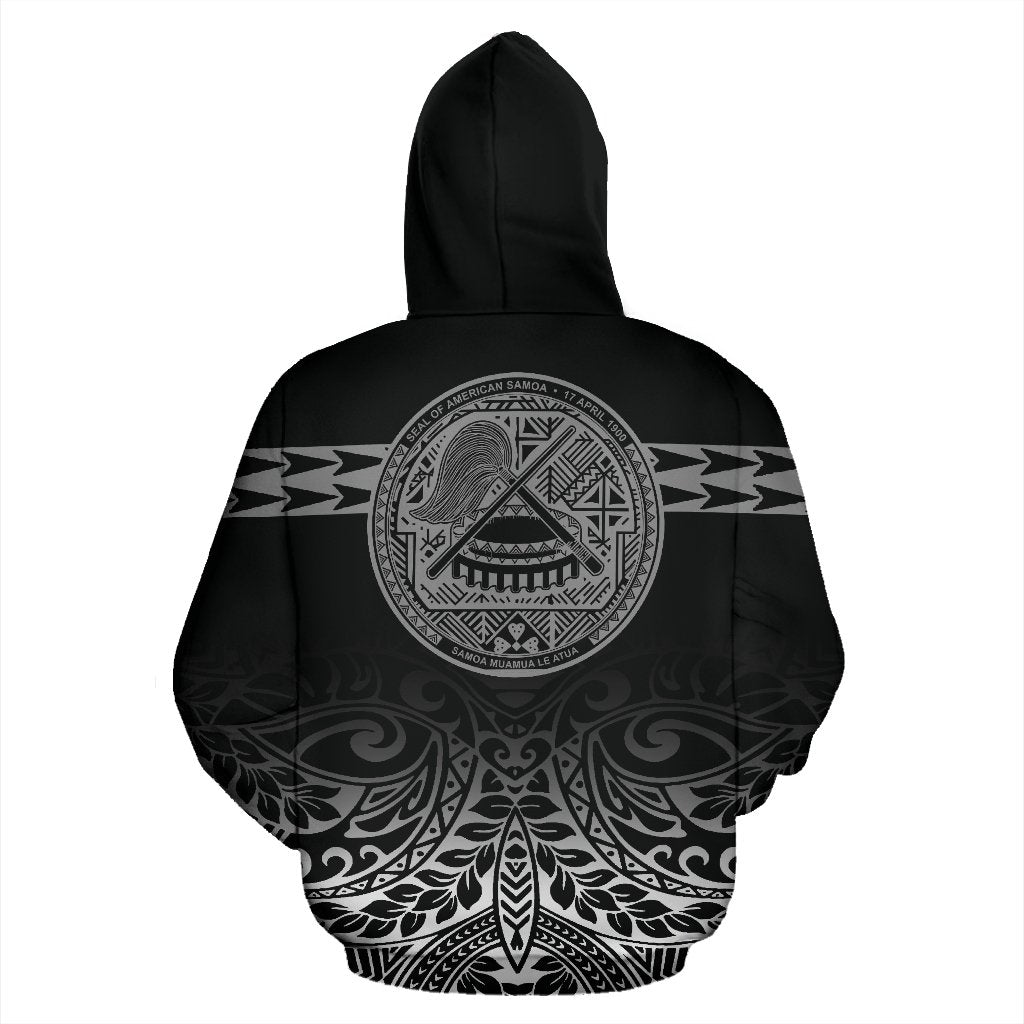 American Samoa All Over Hoodie Polynesian Fog - Polynesian Pride
