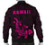 Hawaii Kakau Polynesian Hammerhead Shark Men's Bomber Jacket - Pink - Polynesian Pride