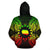 Cook Islands Polynesian ll Over Hoodie Map Reggae - Polynesian Pride