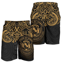 Hawaii Men's Shorts - Hawaii Seal Pride Style (Gold) - Polynesian Pride