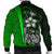 Chuuk Micronesian Men's Bomber Jackets Green - Turtle With Hook - Polynesian Pride