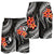 Yap Micronesian Men Shorts - Black Plumeria - Polynesian Pride