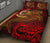 Vanuatu Polynesian Quilt Bed Set - Red Shark Polynesian Tattoo - Polynesian Pride