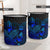 Vanuatu Laundry Basket - Polynesian Turtle Hibiscus Blue - Polynesian Pride