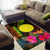 Palau Polynesian Area Rug - Hibiscus and Banana Leaves - Polynesian Pride