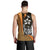 Yap Micronesia Men's Tank Top Gold - Turtle With Hook - Polynesian Pride