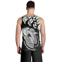 Hawaii Polynesian Aumakua Hammerhead Shark T Shirt Cloud Style White - Polynesian Pride