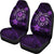 Hawaii Mix Polynesian Turtle Plumeria Car Seat Covers - AH - Nick Style - Purple - Polynesian Pride