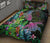 Hawaii Shark Turtle Tropical Polynesian Quilt Bed Set - Happy Style - AH - Polynesian Pride