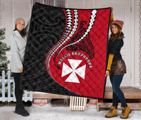 Wallis And Futuna Premium Quilt Kanaloa Tatau Gen WF - Polynesian Pride