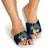 Pohnpei Miconesia Slide Sandals - Turtle With Plumeria Flowers - Polynesian Pride