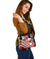 Nauru Polynesian Shoulder Handbag - Summer Plumeria (Red) - Polynesian Pride