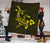 Hawaii Shark Yellow Polynesian Premium Quilt - Polynesian Pride