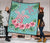 Hawaii Tropical Hibiscus Turtle Mint Style - Premium Quilt AH - Polynesian Pride