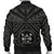 Fiji Personalised Men's Bomber Jacket - Fiji Seal With Polynesian Tattoo Style ( Black) - Polynesian Pride