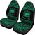 Samoa Polynesian Custom Personalised Car Seat Covers - Pride Green Version - Polynesian Pride