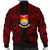 Kiribati Men Bomber Jackets - Polynesian Tattoo Red - Polynesian Pride