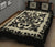 Hawaii Quilt Bed Set Royal - Black And Beige Ver 1 - Polynesian Pride