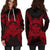 Palau Polynesian Hoodie Dress Map Red - Polynesian Pride