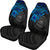 American Samoa Car Seat Covers - American Samoa Seal Blue Turtle Hibiscus - Polynesian Pride