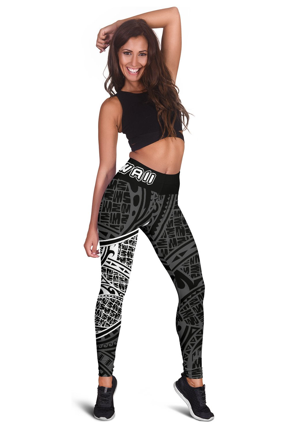 Hawaii Polynesian Leggings - Tatau Style - Polynesian Pride