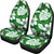 Hawaii Hibiscus Pattern Car Seat Covers 01 Universal Fit White - Polynesian Pride