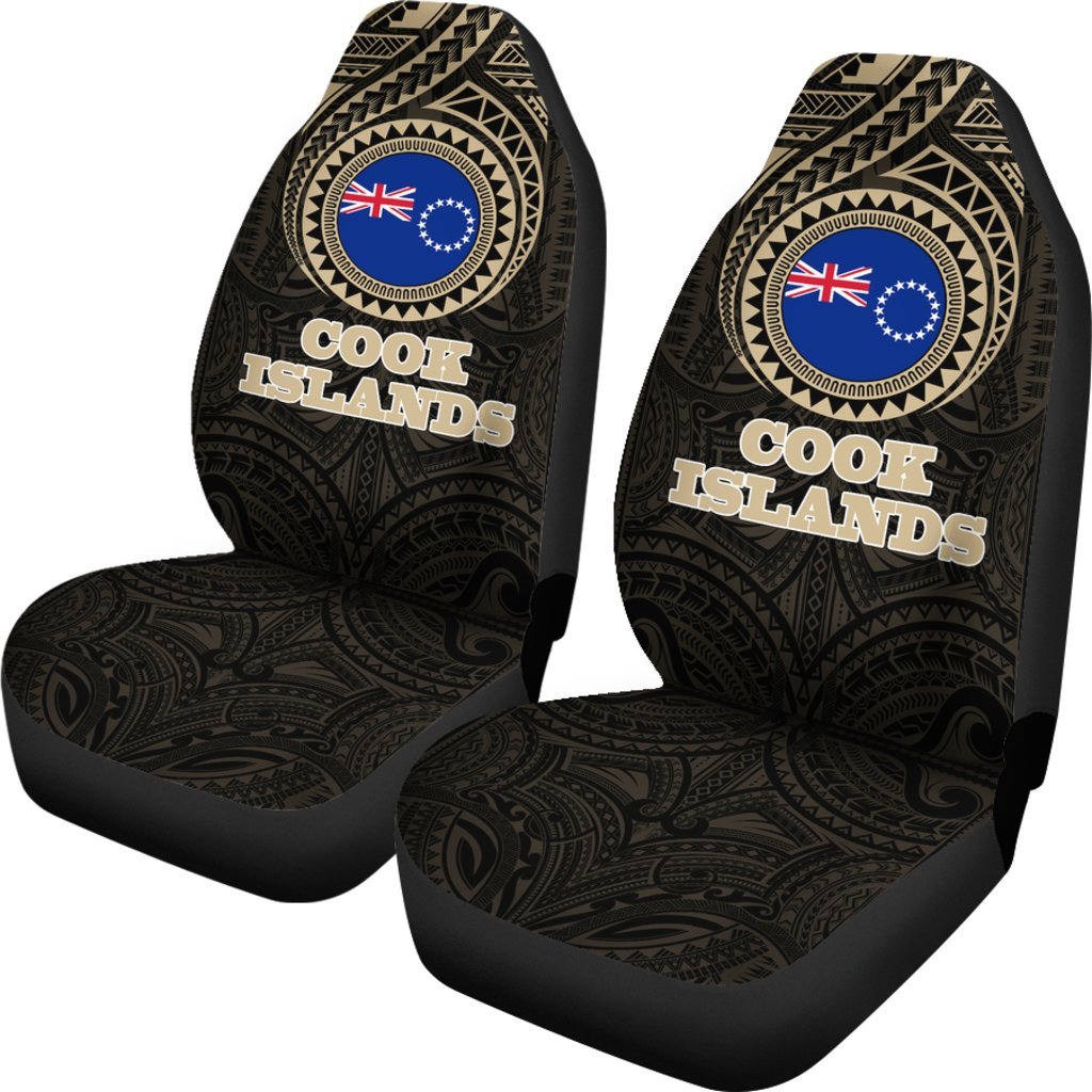 Cook Islands Car Seat Covers (Set Of Two) 2 - Polynesian Pride
