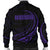 Hawaii Turtle Polynesian Mens Bomber Jacket - Purple - Frida Style - Polynesian Pride