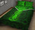 New Zealand Maori Rugby Quilt Bed Set Pride Version - Green - Polynesian Pride