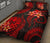 Tahiti Polynesian Quilt Bed Set - Red Plumeria - Polynesian Pride