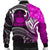 Samoa Men's Bomber Jacket - Samoa Seal Wave Style (Pink) - Polynesian Pride