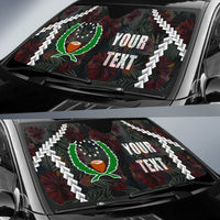 Pohnpei Custom Personalised Auto Sun Shades - Chain Polynesian - Polynesian Pride
